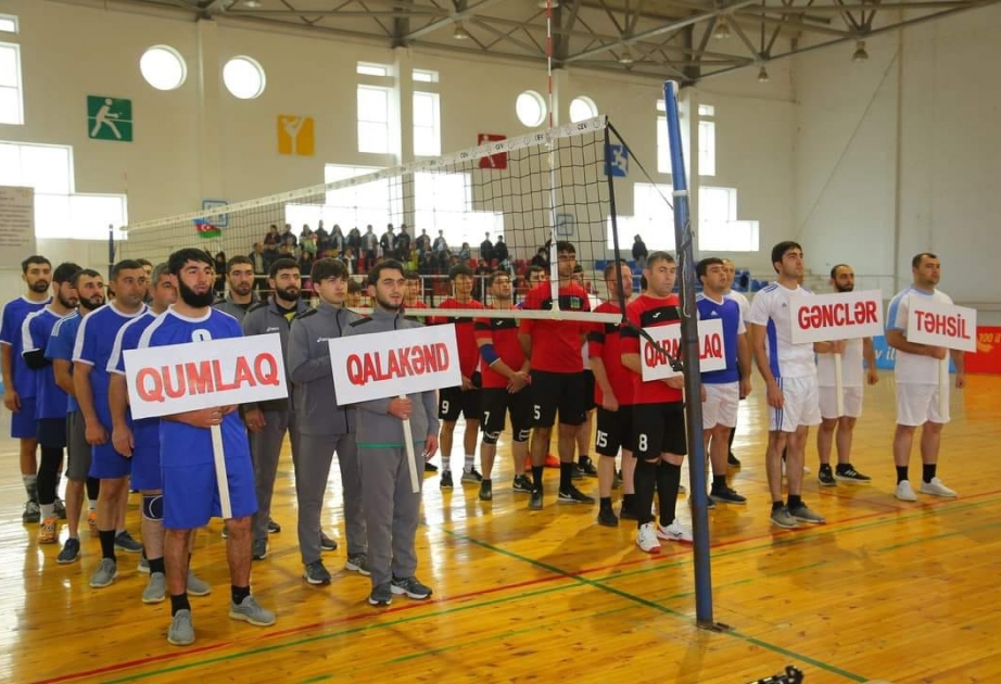 Oğuzda Ulu Öndərin xatirəsinə həsr olunan voleybol yarışının qalibləri müəyyənləşib