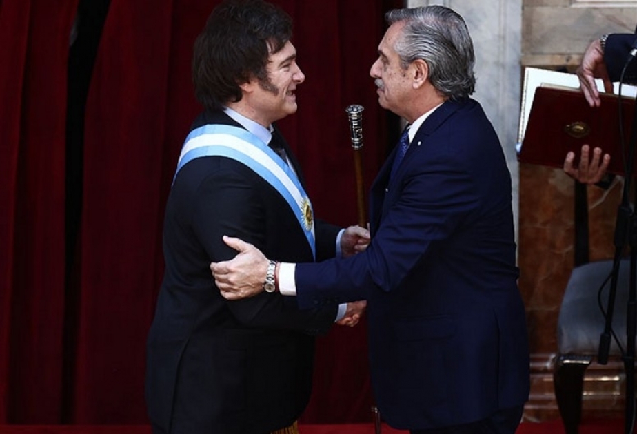 哈维尔·米莱宣誓就任阿根廷总统