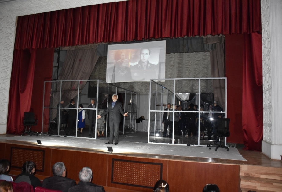 İmişlidə sənədli teatr-verbatim janrında tamaşa nümayiş etdirilib