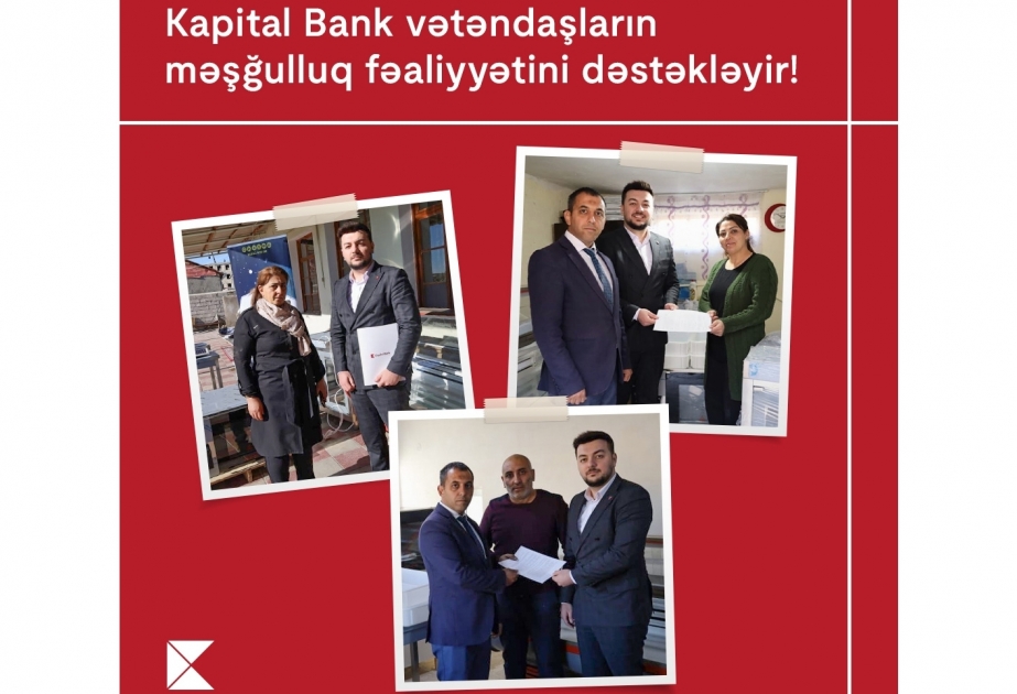 ®  Kapital Bank provided support to 9 more citizens under the self-employment program