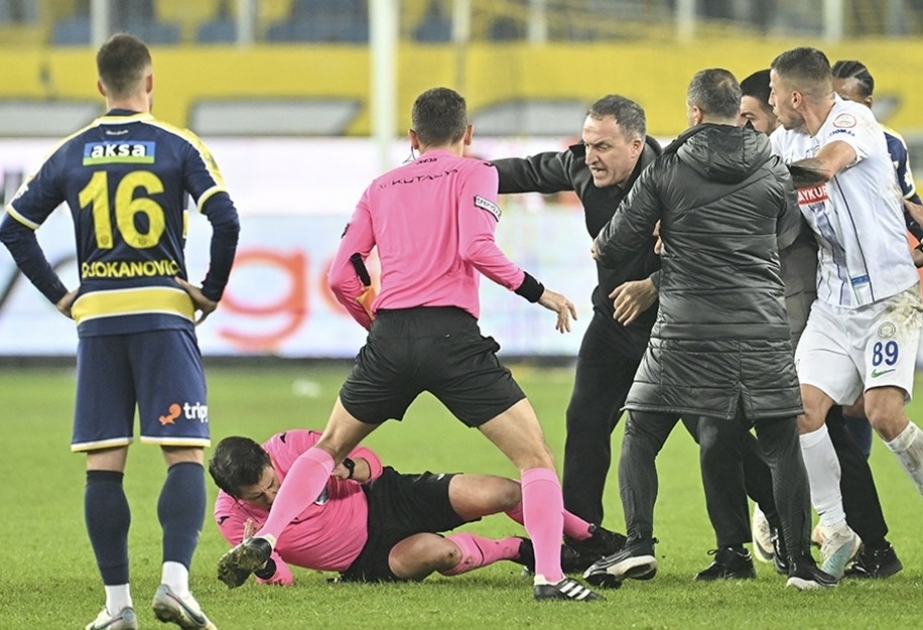 Turkish football referee physically attacked by club president