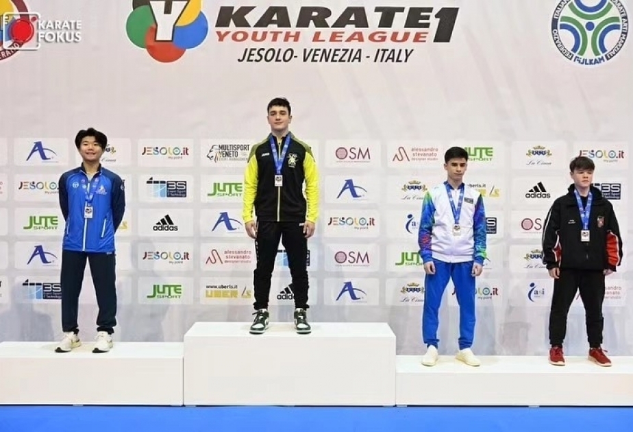Los karatecas azerbaiyanos obtienen dos medallas en Italia