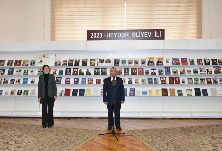 Milli Kitabxanada Ümummilli Lider Heydər Əliyevin xatirəsi anılıb