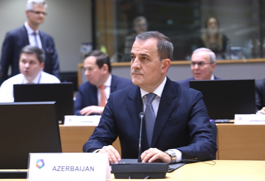 El Canciller de Azerbaiyán participó en la reunión de Ministros de Asuntos Exteriores de los países de la Asociación Oriental