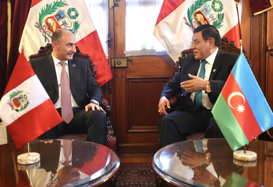 Azərbaycan ilə Peru arasında parlamentlər səviyyəsində əlaqələr müzakirə olunub