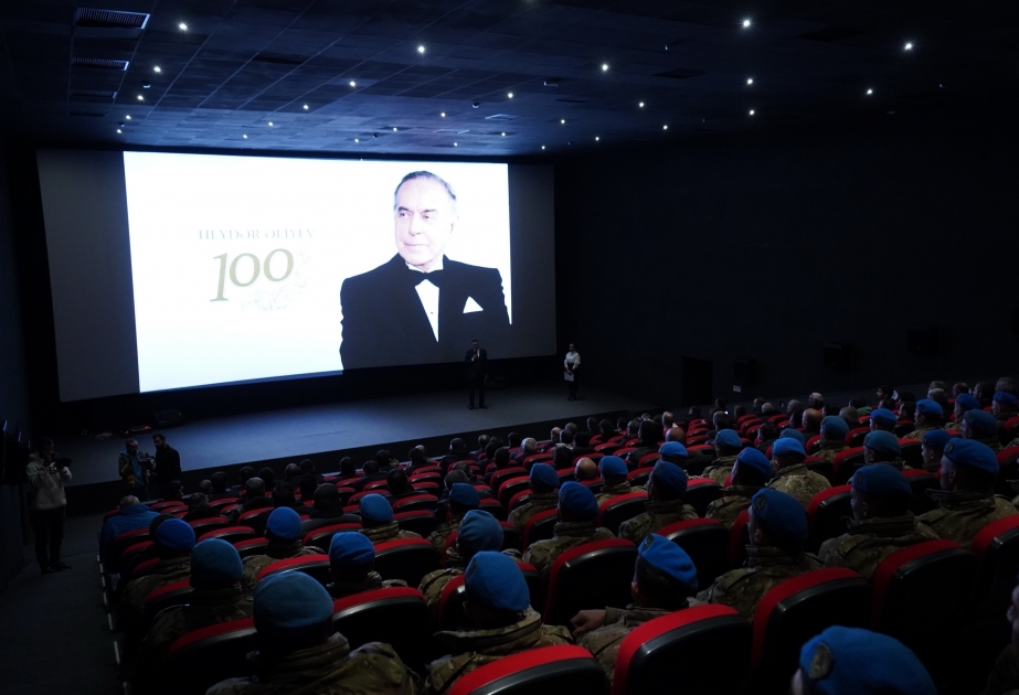 La Proyección del documental de AZERTAC"¡Heydar Aliyev es Azerbaiyán!" se celebró en Lachin