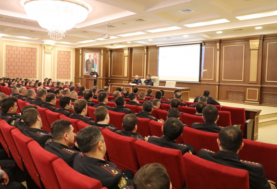 Bakı Şəhər Baş Polis İdarəsində ümumşəhər toplantısı keçirilib, tapşırıqlar verilib