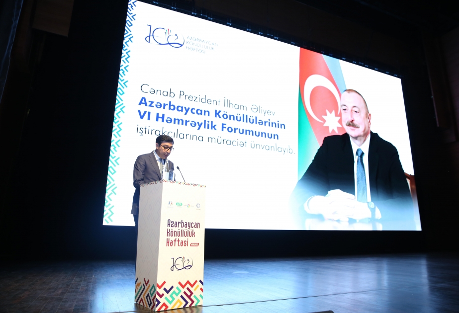 “Azərbaycan Könüllülərinin VI Həmrəylik Forumu” keçirilib