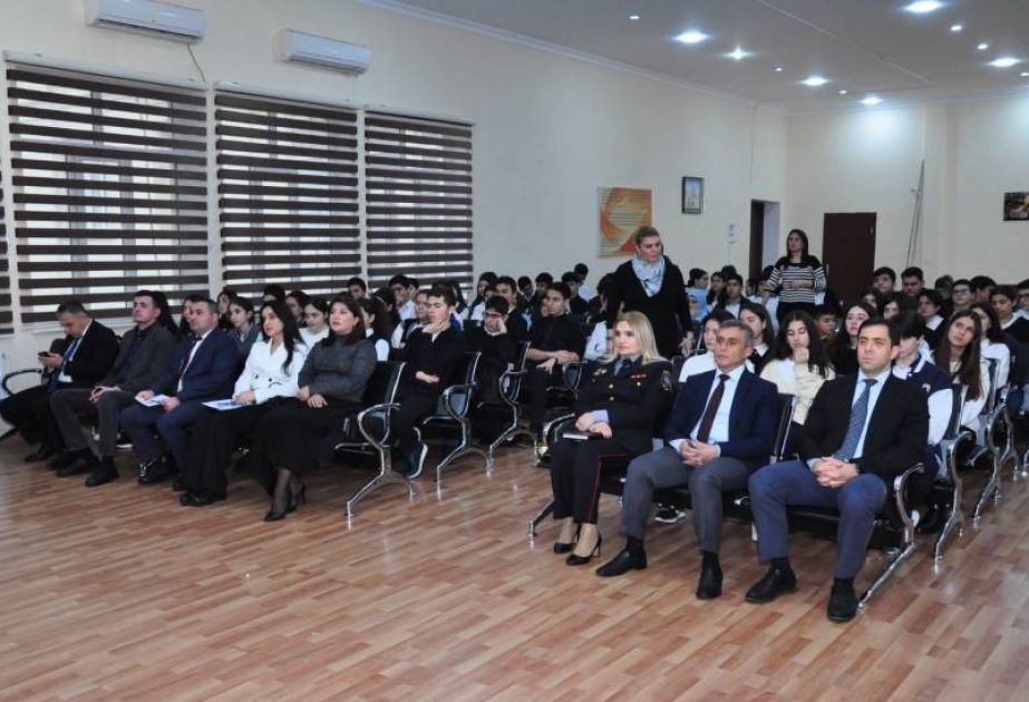 Narkomaniyanın zərərli təsiri barədə maarifləndirici tədbir: “Həyatına dəyər ver”