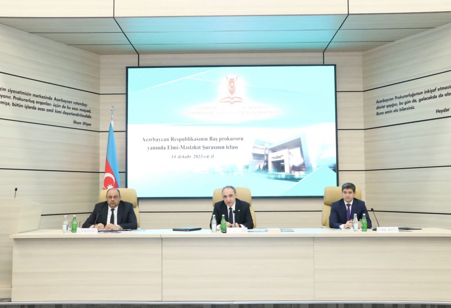 Baş prokuror yanında Elmi-Məsləhət Şurasının növbəti iclası keçirilib