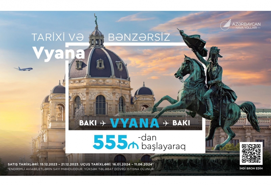 Special offer from AZAL en route flights Baku-Vienna