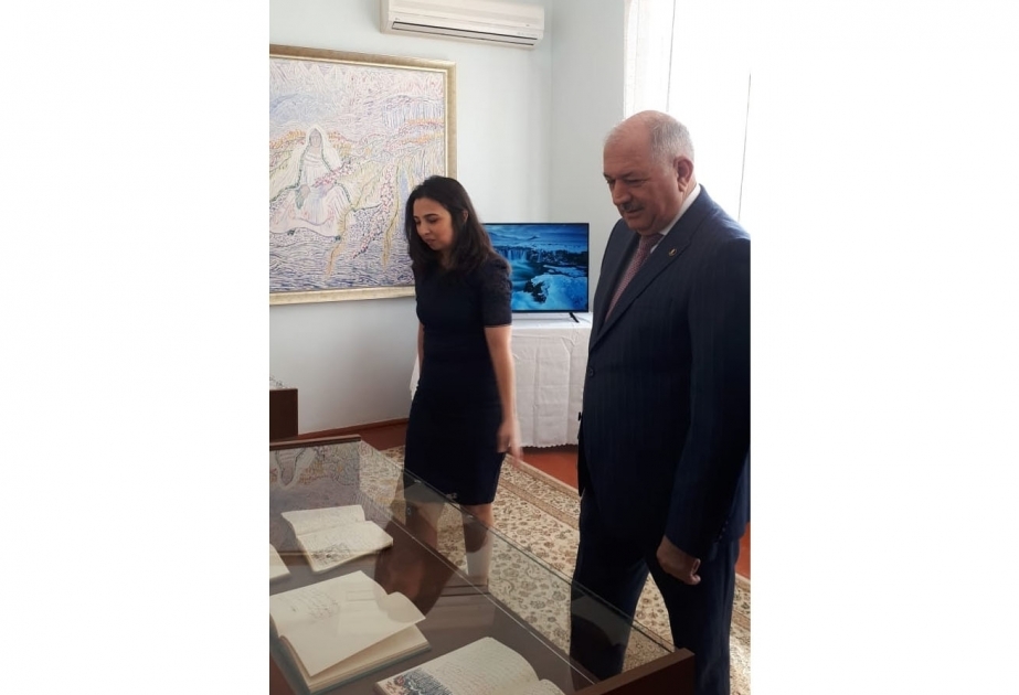 В доме-музее Саттара Бахлулзаде представлены личные дневники художника