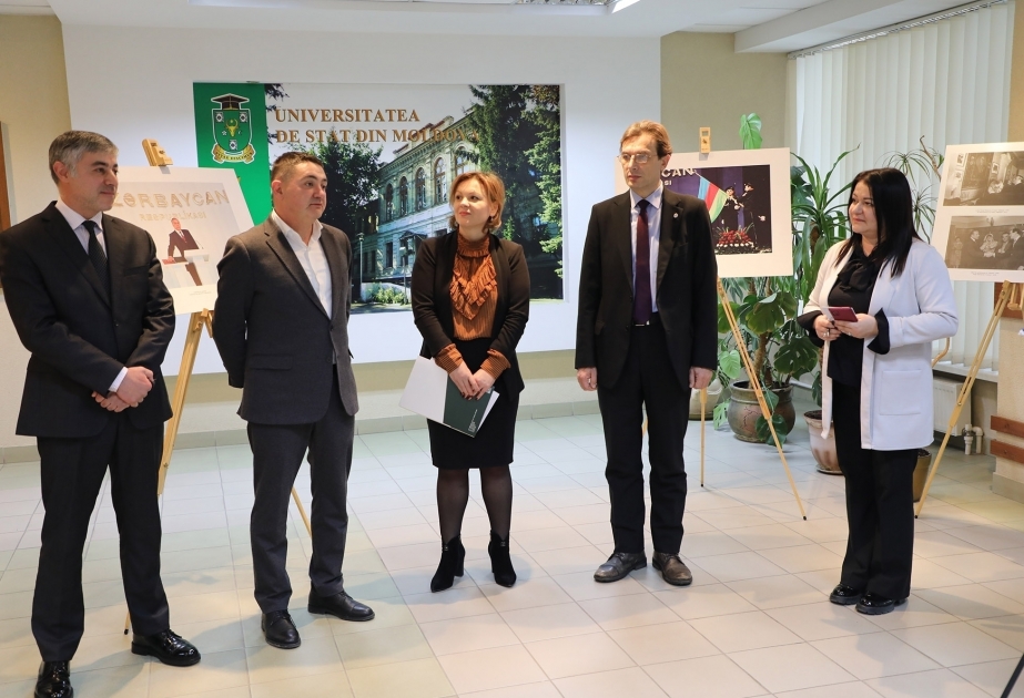 По инициативе АЗЕРТАДЖ в Молдове открылась фотовыставка, посвященная 100-летию Гейдара Алиева