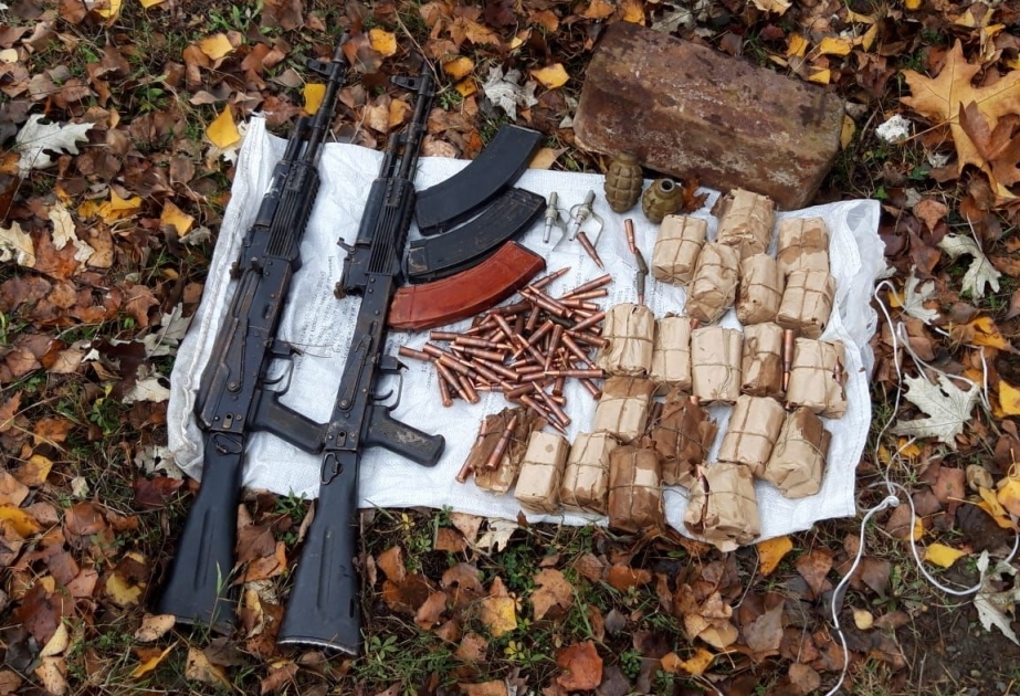 Mingəçevirdə ikisi avtomat olmaqla xeyli sayda silah-sursat aşkarlanıb