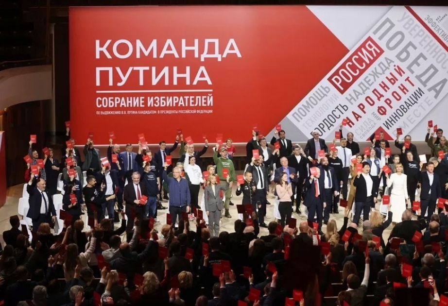 Una agrupación de electores apoya la candidatura de Putin a las elecciones presidenciales de 2024
