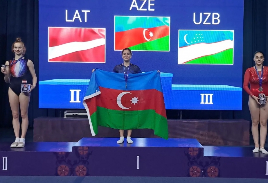 Azərbaycan gimnastları Daşkənddə daha üç medal qazanıblar