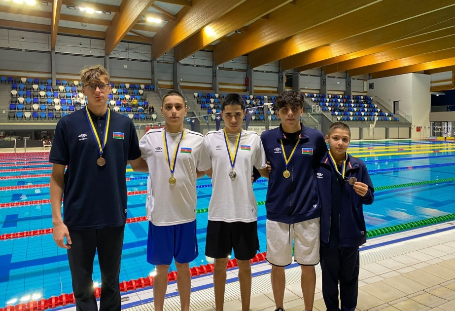 Azerbaijani swimmers bring home five medals from Hungary