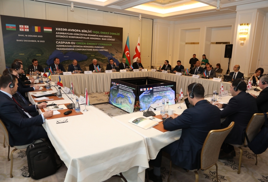 Bakıda “Xəzər-Avropa Birliyi Yaşıl Enerji Dəhlizi” layihəsi çərçivəsində beynəlxalq tədbir keçirilib