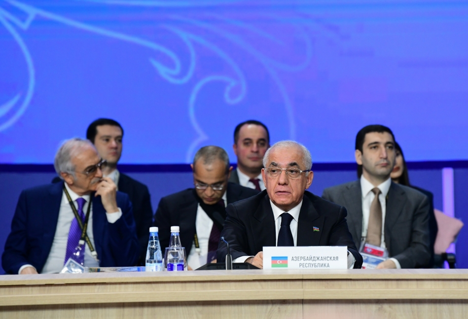 Azerbaijani PM attends meeting of CIS Council of Heads of Government in Moscow
