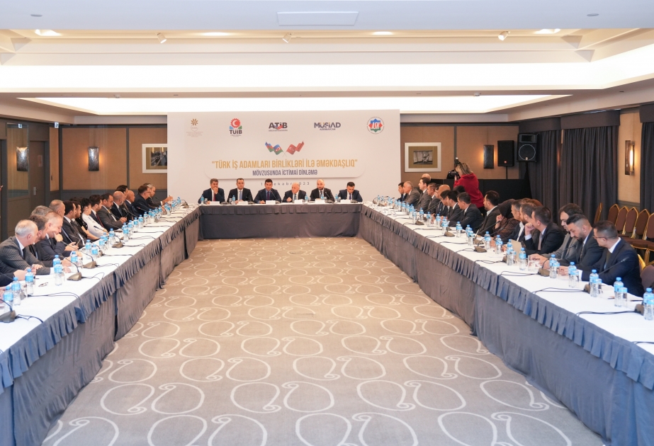 Ölkəmizdə fəaliyyət göstərən türk iş adamları birlikləri ilə əməkdaşlığın genişləndirilməsi müzakirə edilib