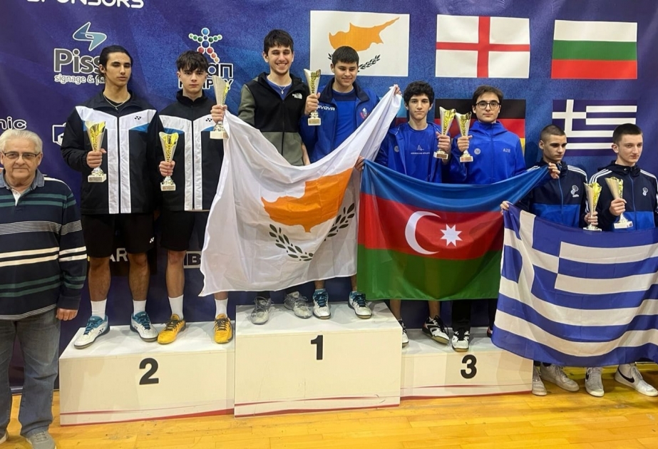 Los jugadores de bádminton azerbaiyanos obtienen cinco medallas en el Internacional Sub-17 de Chipre 2023