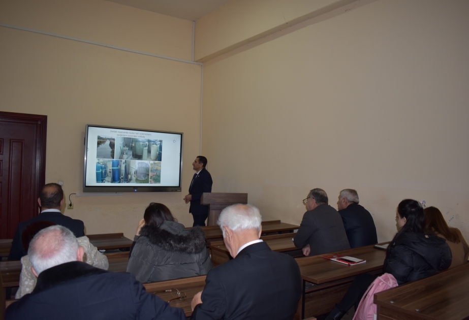 “Kür çayının hidroloji rejimi, suyun keyfiyyəti və istifadə səviyyəsi” - BDU-da elmi seminar