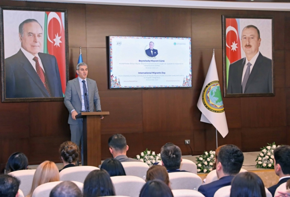 Dövlət Miqrasiya Xidmətində Heydər Əliyevin multikulturalizm və gənclər siyasətinin miqrantların inteqrasiyasına töhfəsindən danışılıb