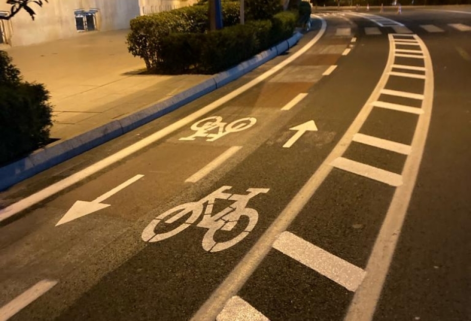 Bakıda velosiped yollarının salınmasına başlanılıb