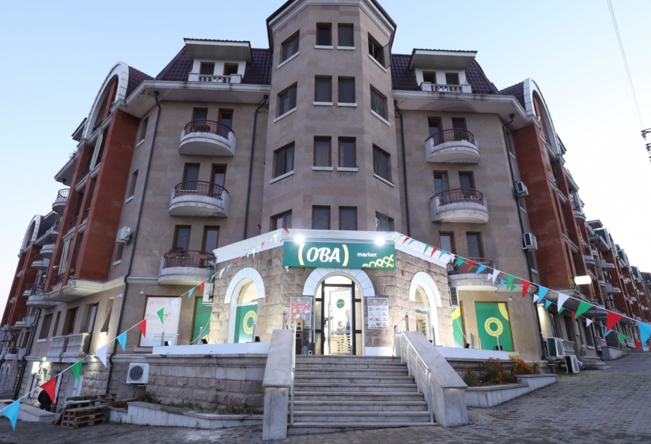 ®  Xankəndi şəhərində ilk market "OBA" oldu