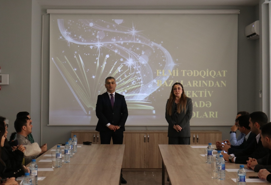 “Açıq tədqiqat mənbələrindən istifadə mexanizmləri” - doktorantlar üçün təlim