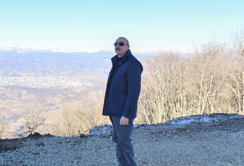 Prezident İlham Əliyev Xocalı rayonunun Dağdağan kəndində olub YENİLƏNİB VİDEO