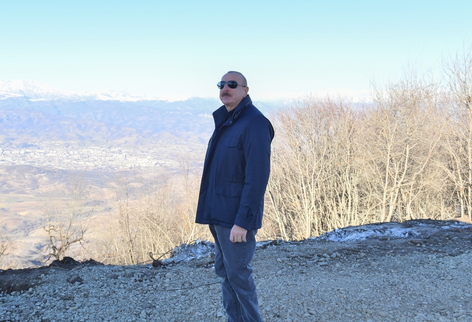 Le président Ilham Aliyev visite le village de Daghdaghan de la région de Khodjaly  MIS A JOUR VIDEO