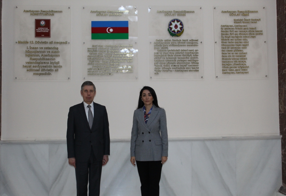 Ombudsman Sabina Aliyeva informs Russian Ambassador about demining process in Azerbaijan