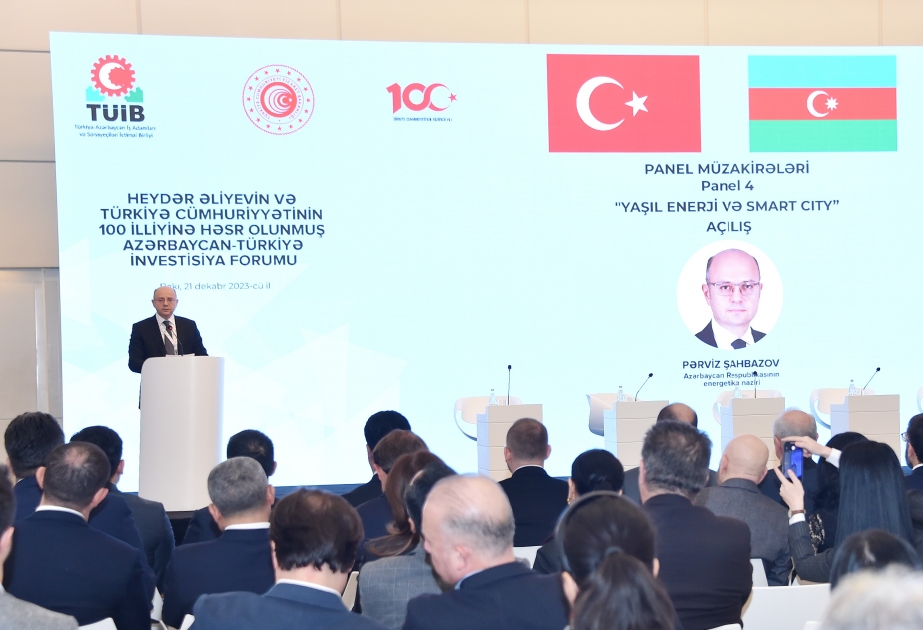 Nazir: Türkiyə ilə “yaşıl” enerjinin istehsalı və ixracı üzrə əməkdaşlığa artıq başlanılıb