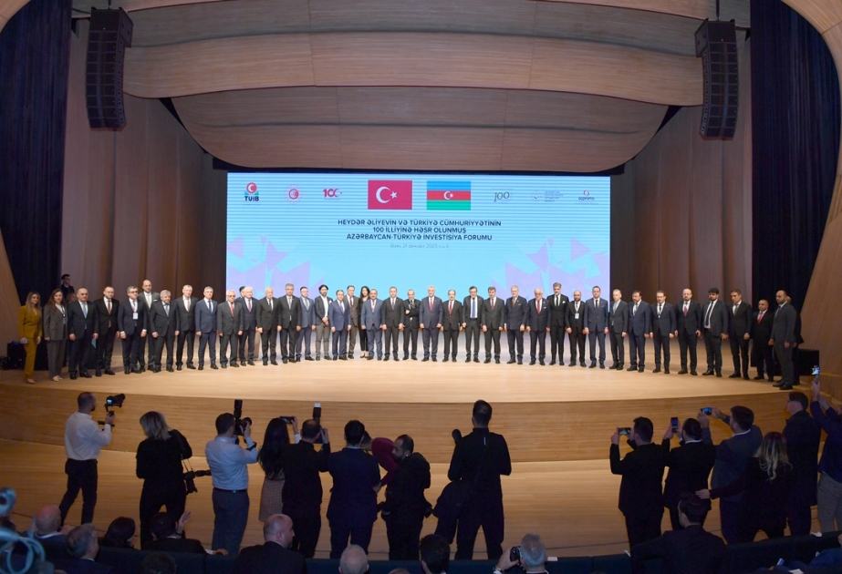Bakıda Azərbaycan-Türkiyə İnvestisiya Forumu keçirilib VİDEO