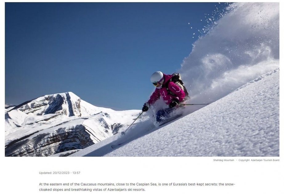 Euronews: Exploring the snow-capped mountains of Azerbaijan