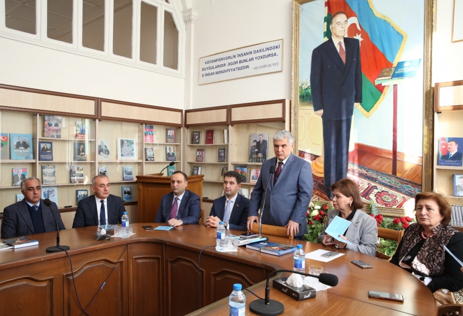 ADPU-da Heydər Əliyevin 100 illiyi münasibətilə hazırlanan 6 kitab təqdim olunub