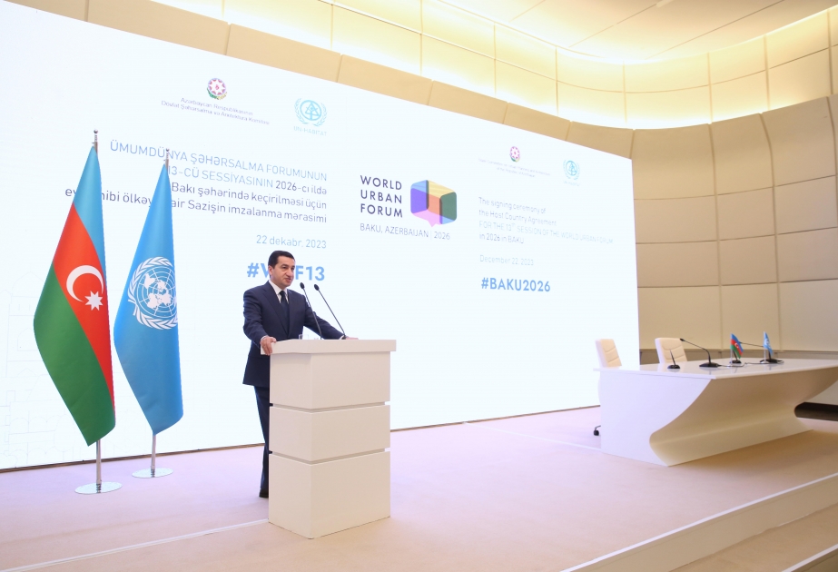 Hikmət Hacıyev: Azərbaycanın postmünaqişə dövründə gördüyü quruculuq işləri dünyada nadir təcrübələrdəndir
