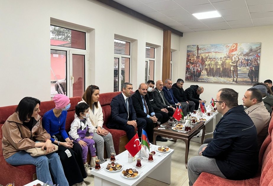 Azərbaycanın Türkiyədəki səfirliyinin nümayəndələri hərbçilərimizi ziyarət ediblər