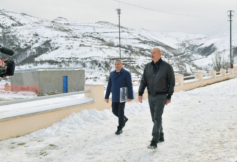 Le président de la République visite le bourg de Tourchsou du district de Choucha  MIS A JOUR VIDEO