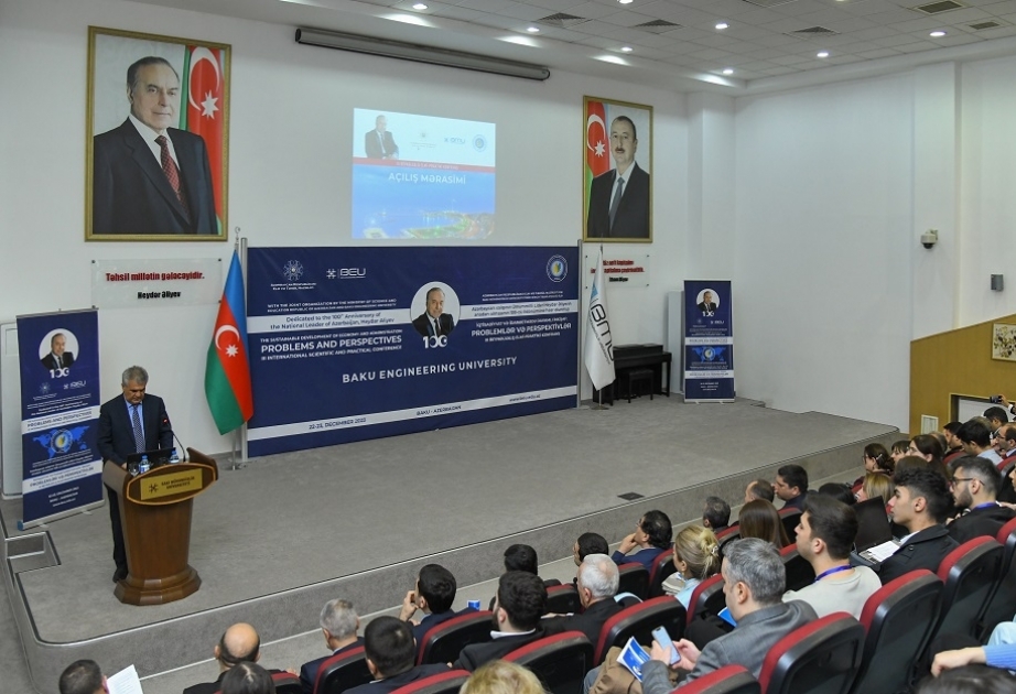 BMU-da iqtisadiyyat və idarəetmədə davamlı inkişafa həsr olunan elmi-praktiki konfrans işə başlayıb