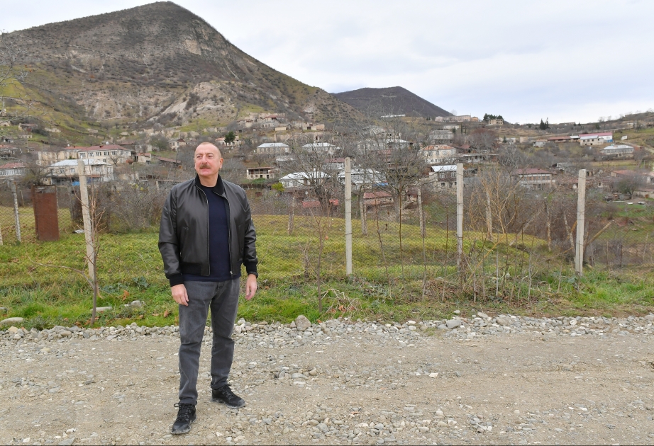 Prezident İlham Əliyev Xocalı rayonunun Pircamal kəndində olub YENİLƏNİB VİDEO