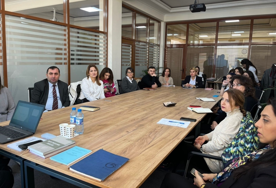 BDU-da Dayanıqlı İnkişaf Məqsədlərinə dair təlim