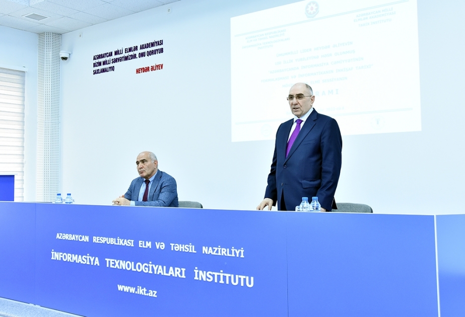 Azərbaycanda informasiya cəmiyyətinin formalaşması və informatikanın inkişaf tarixi - elmi konfrans