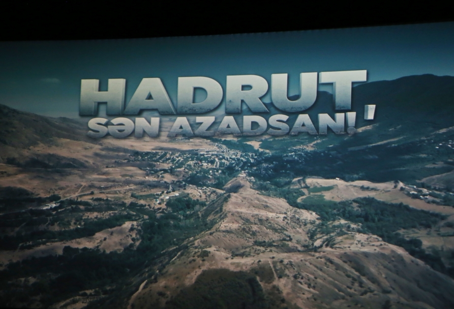 Se presenta el documental "Hadrut, ¡estás libre!" en el Centro de Cine Nizami