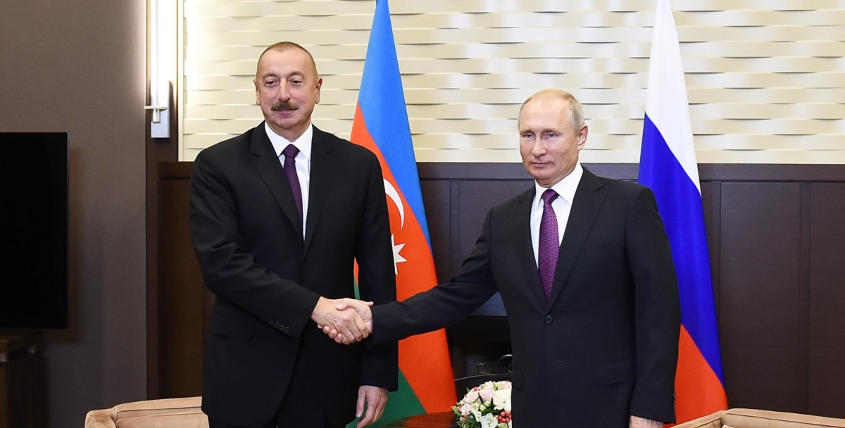 Vladimir Putin envió una carta de felicitación al presidente Ilham Aliyev