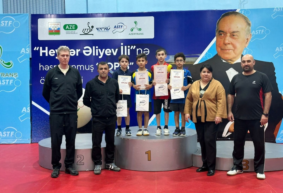 Stolüstü tennisçilərin ölkə turniri başa çatıb