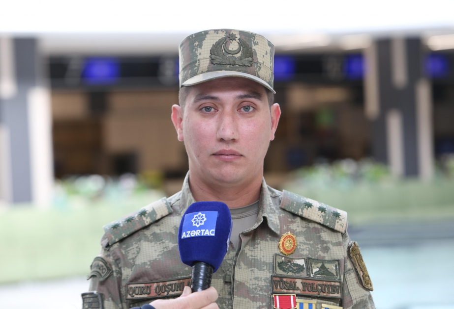 Ehtiyatda olan baş leytenant: İlham Əliyev kimi sərkərdəyə malik olmaq xoşbəxtlikdir