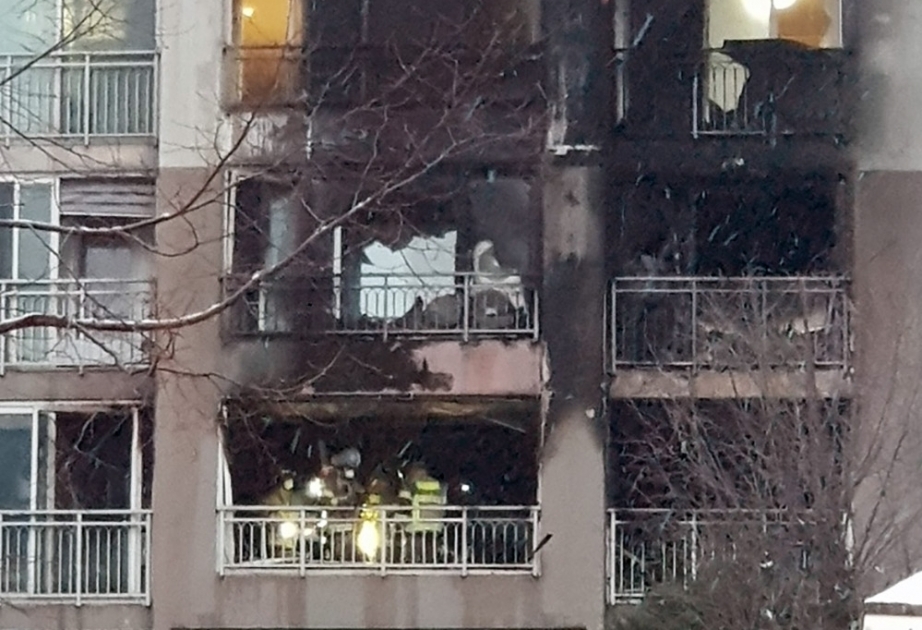 Fire at apartment building in northern Seoul kills 2, injures 29 people