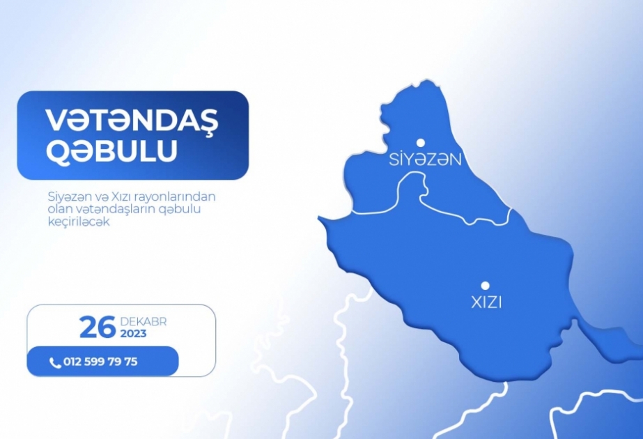 AAYDA sədri Siyəzən və Xızıdan olan vətəndaşlarla görüşəcək
